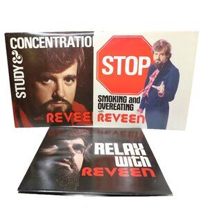 Vintage REVEEN Vinyl Records  - Relax | Stop Smoking | Study Self-Hypnosis